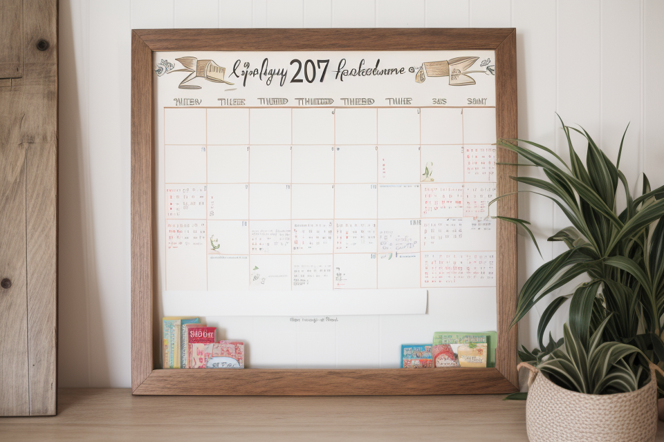 What are the benefits of using a wall calendar?