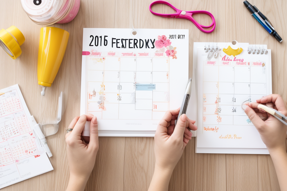 How to Create a Custom DIY Calendar for the New Year