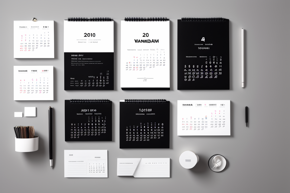 Maximizing Efficiency and Organization: The Importance of Creating a Calendar