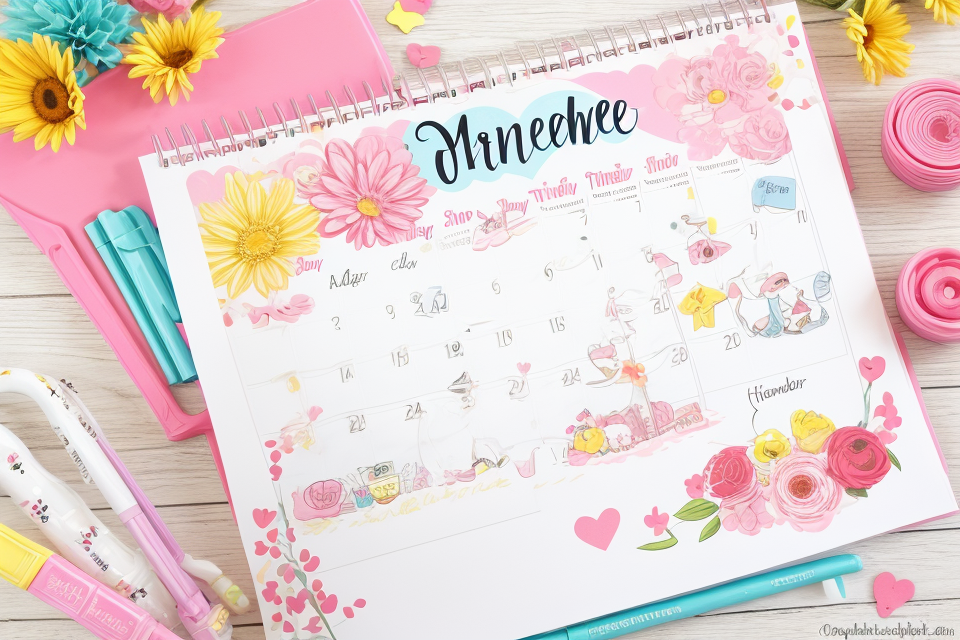 How to Create a Cute Homemade Calendar: Step-by-Step Guide to DIY Calendar Crafts