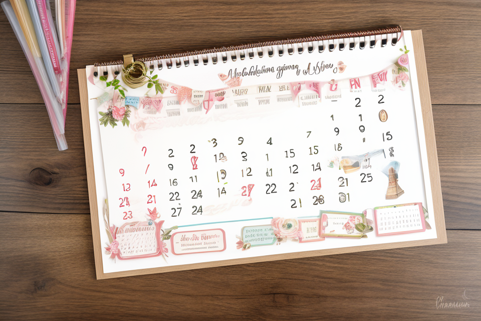 How to Create a Personalized Homemade Calendar
