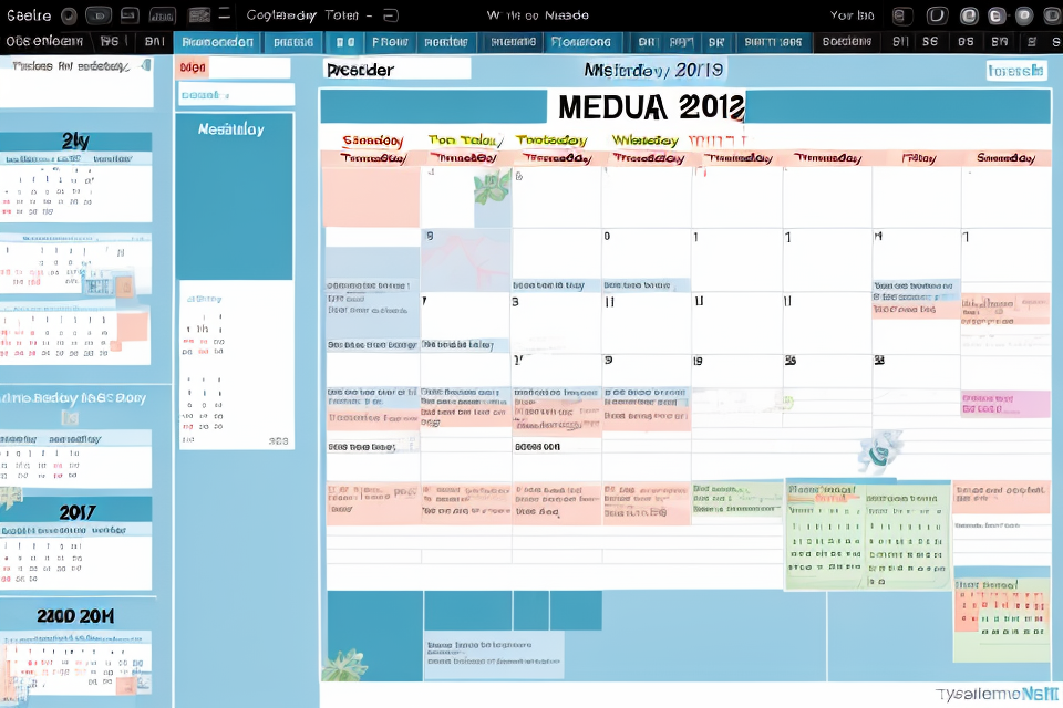 Creating Custom Calendars with Simple Calendar Creator Software