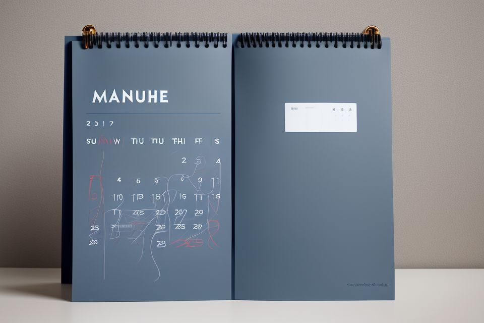 How to Create a Monthly Calendar: A Step-by-Step Guide