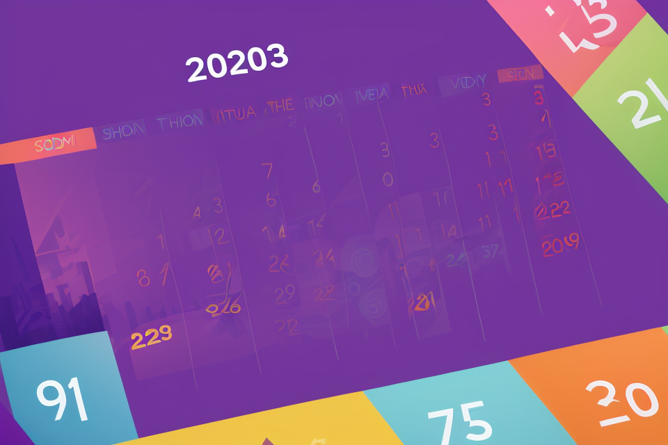 Exploring the Consistency of the Calendar from 2023 to 2034