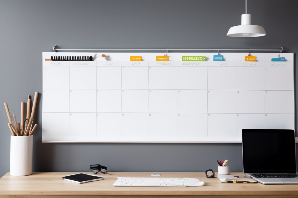 Maximizing Efficiency and Organization with a Wall Planner